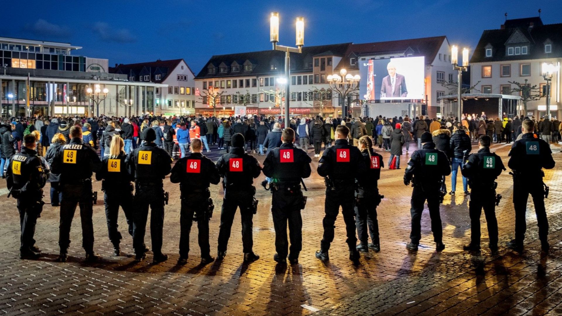 В центъра на германския град Ханау провинция Хесен се издига