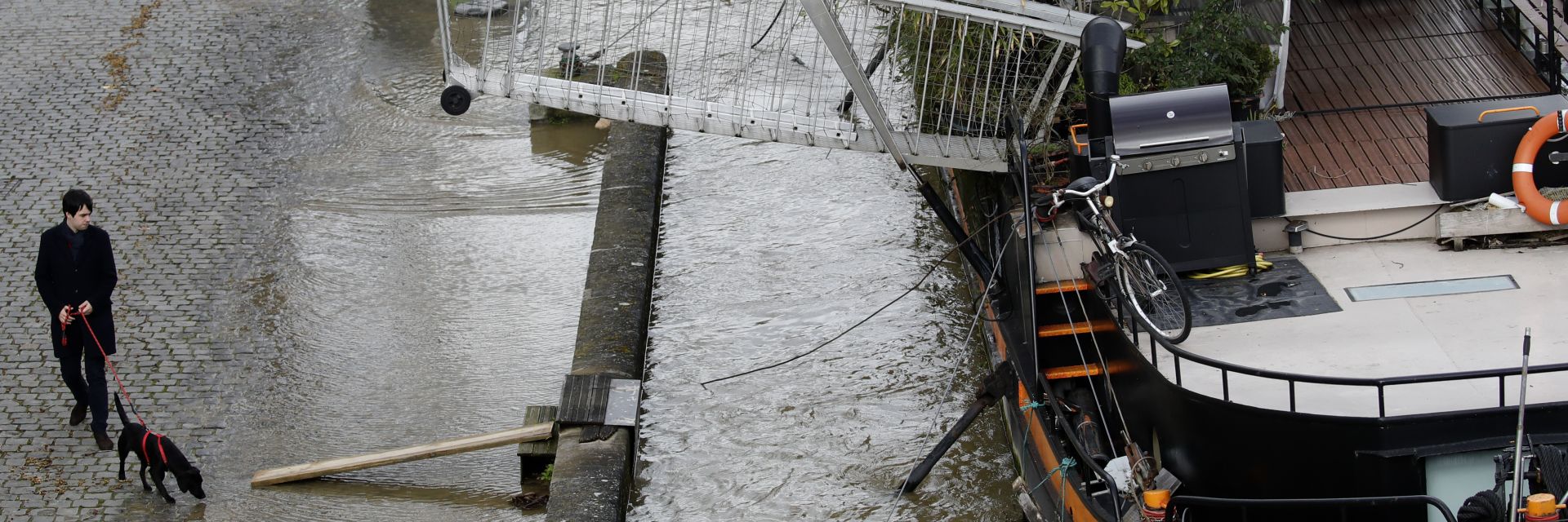 Сена преля, крайбрежните паркове на Париж са под вода (снимки)