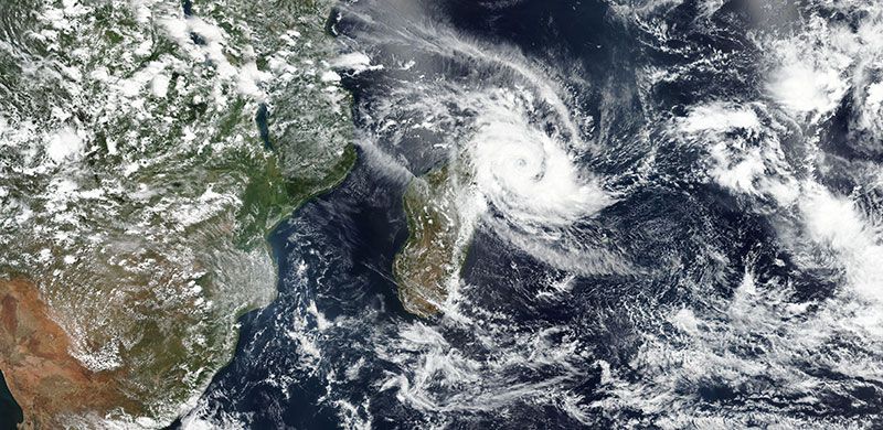 Преди по-малко от година друг тропически циклон - Херолд, атакува Мозамбик