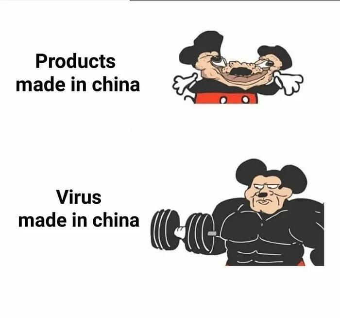 Продуктите, направени в Китай, срещу вируса, направен в Китай