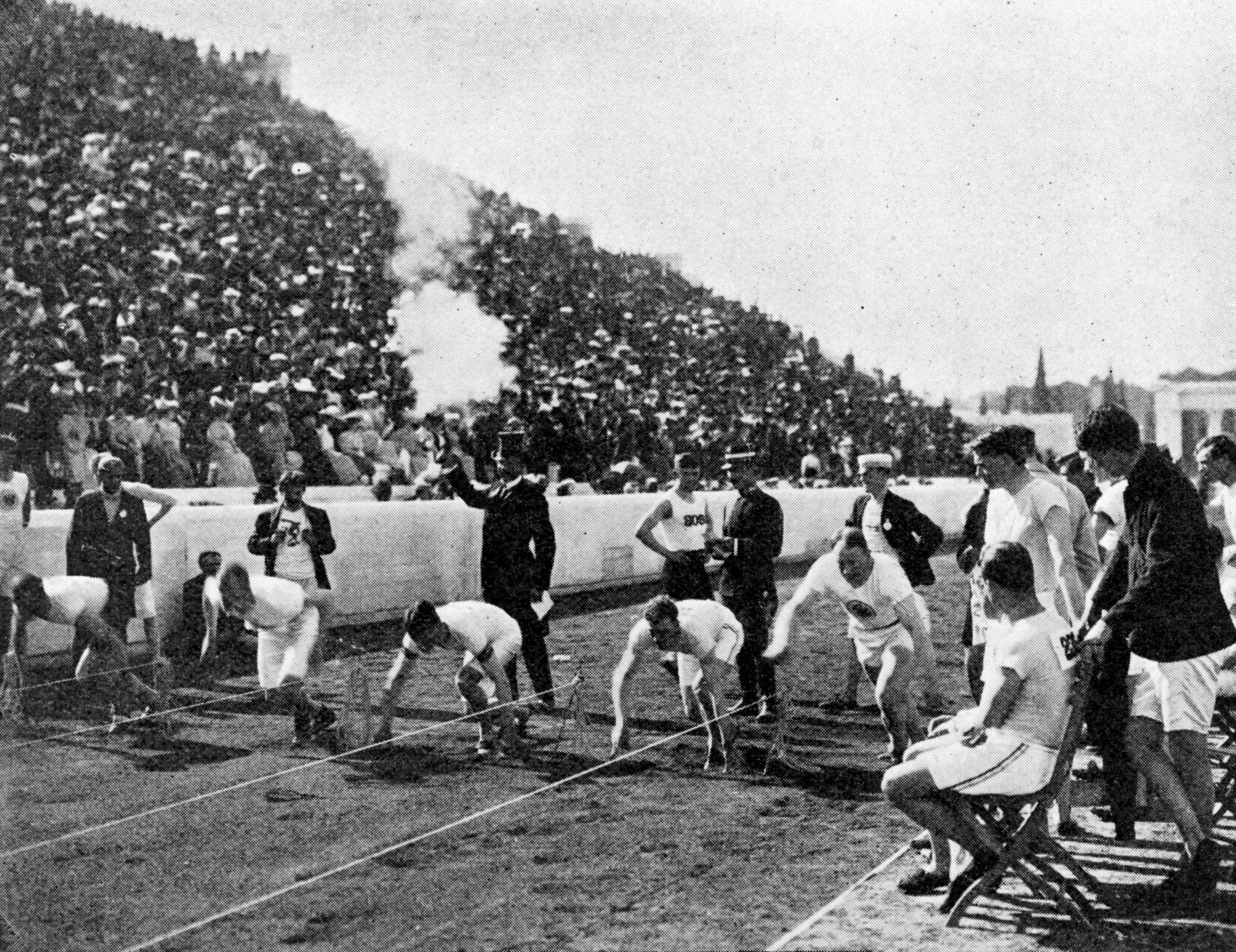 Пореден старт в атлетиката по време на първите игри