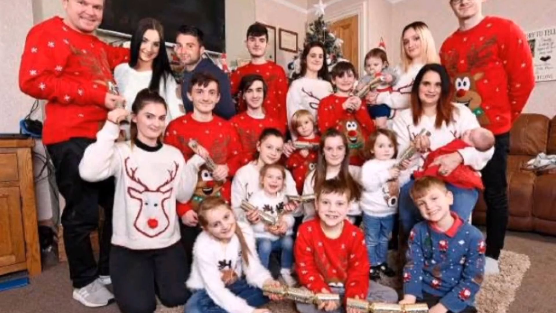 Сю Радфорд и съпругът й Нийл които са най многодетните родители