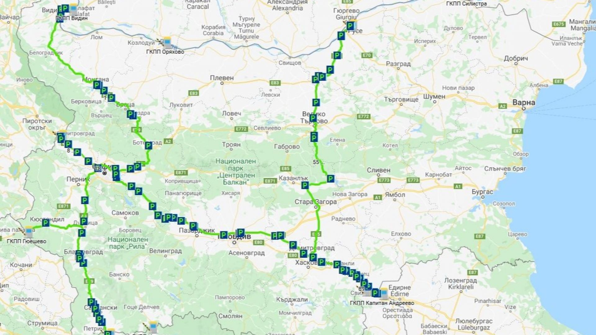 Ето какви са "зелените пътни коридори" през България