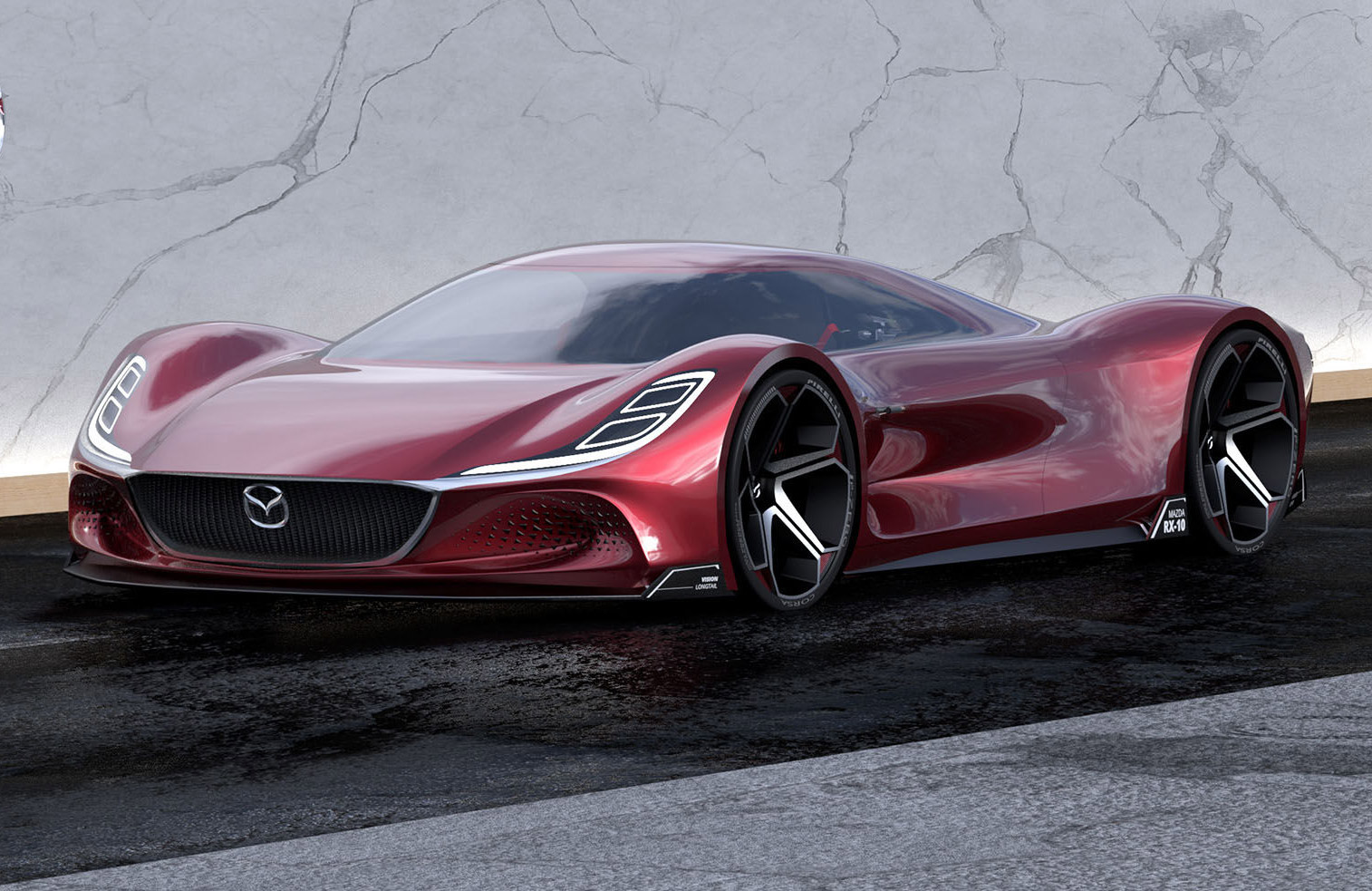 Дизайнер на Mitsubishi нарисува суперкола на Mazda