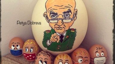 Жената с най-мощния глас в света посвети песен на ген. Мутафчийски, появиха се яйца с лика му