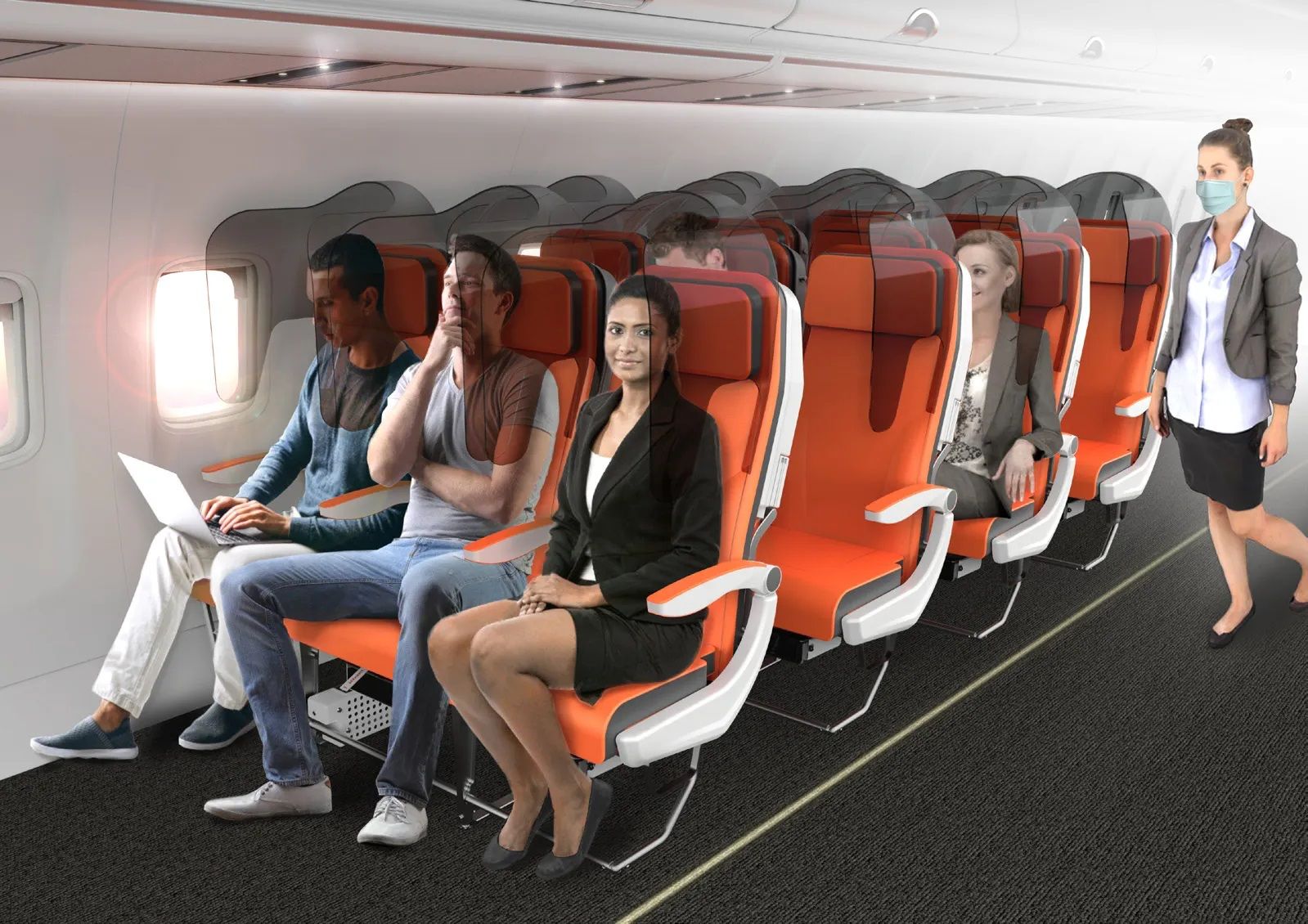 "По-тесните" самолети може да оборудват повече частни места в бизнес класата 