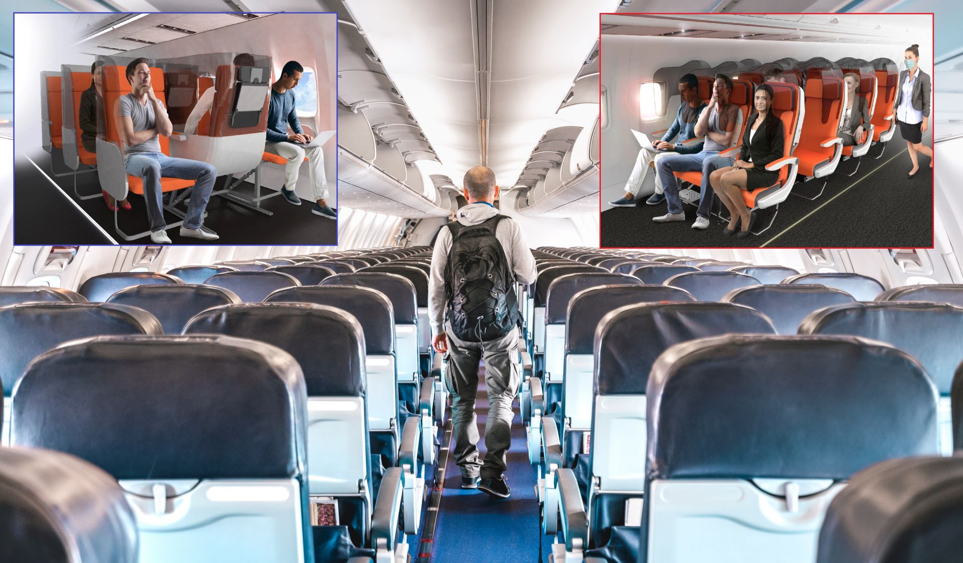 Авиопревозвачите имат два избора за дизайн на салона