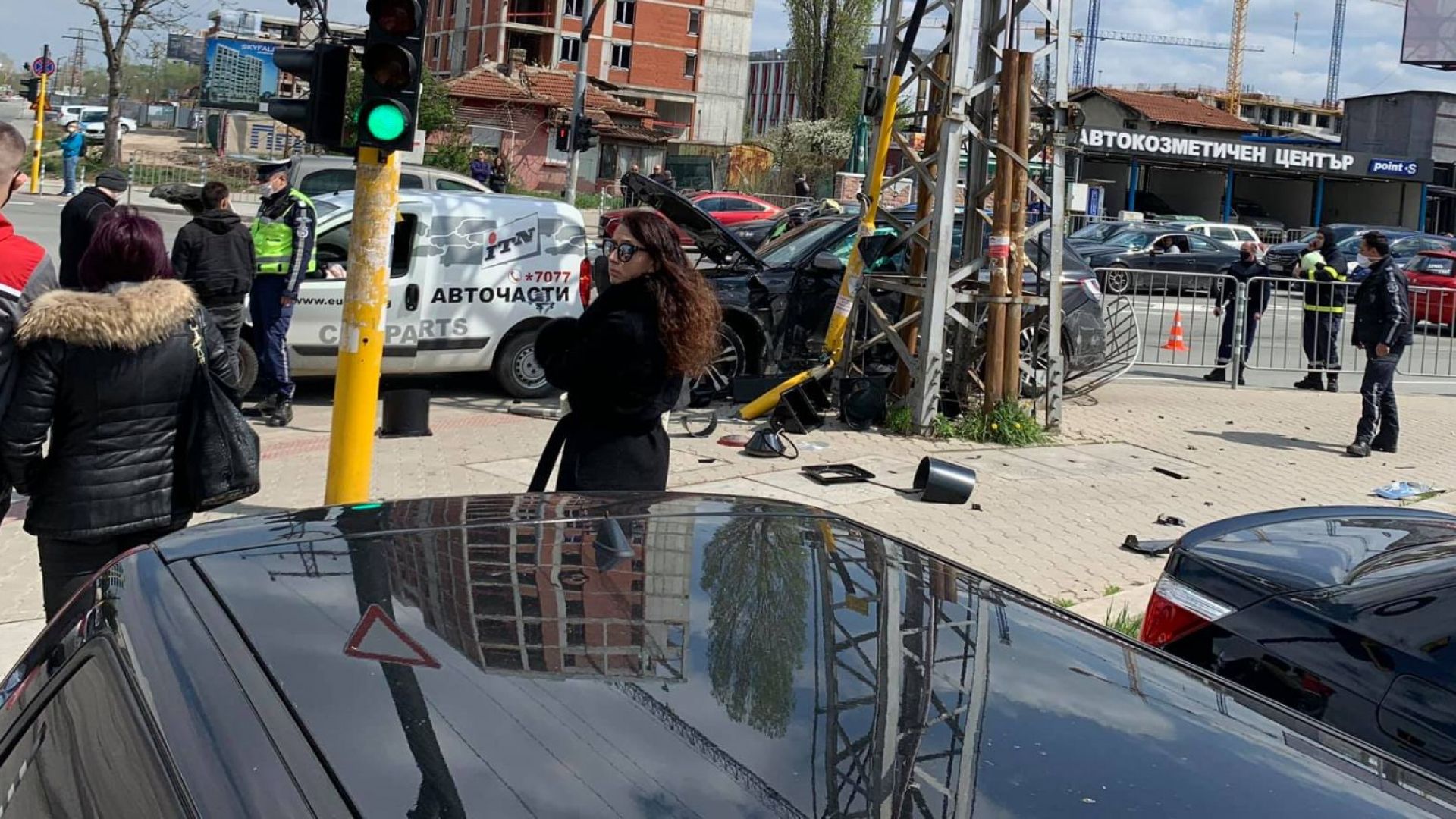 Нова тежка катастрофа е станала край столичния мол където на