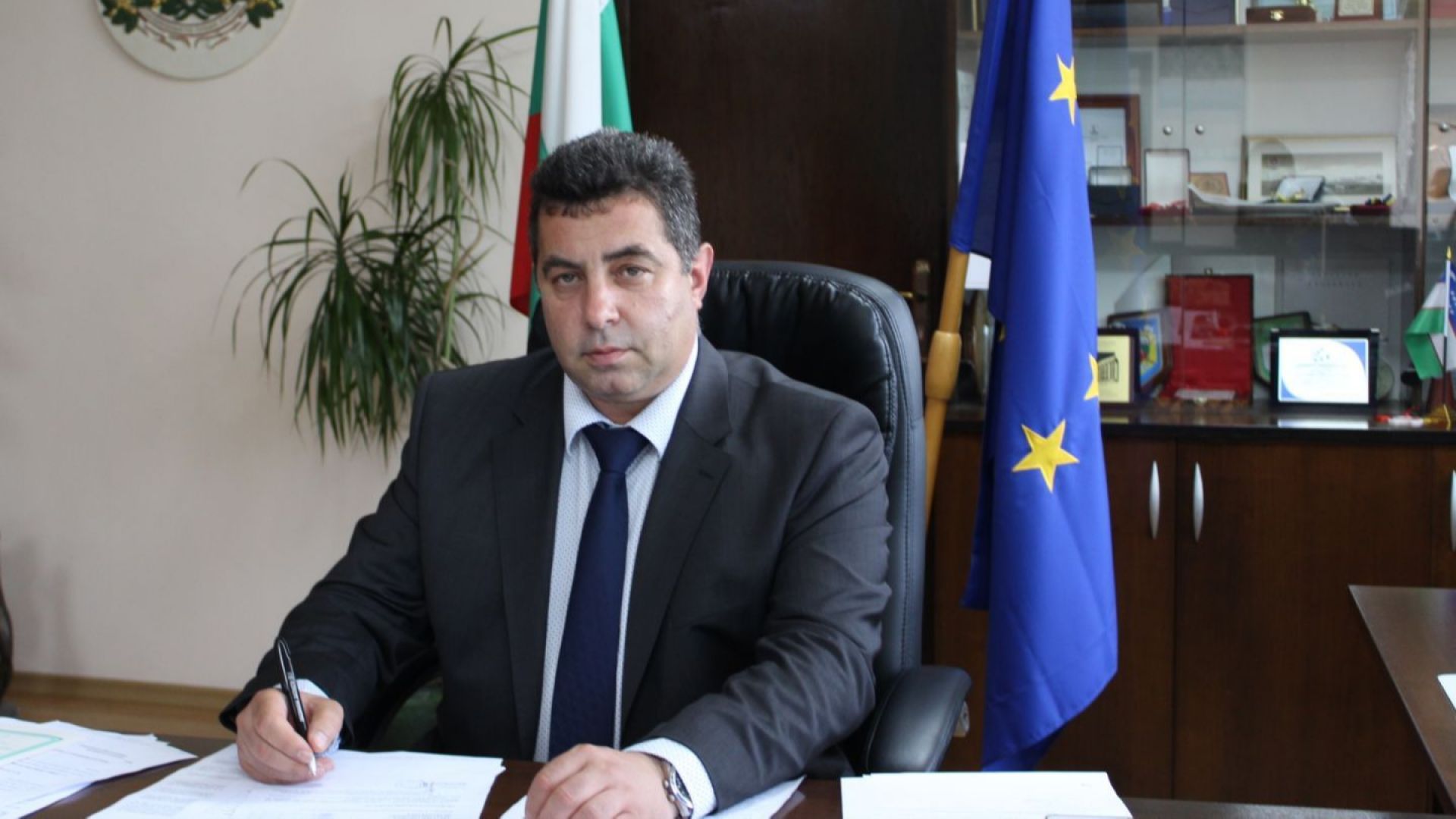 Областният управител на Русе Галин Григоров и префектът на Гюргево