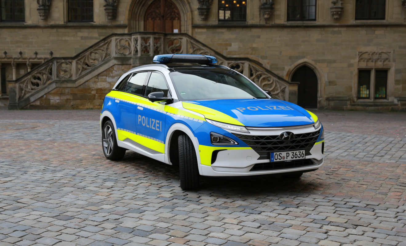 Немската полиция поглежда към водорода