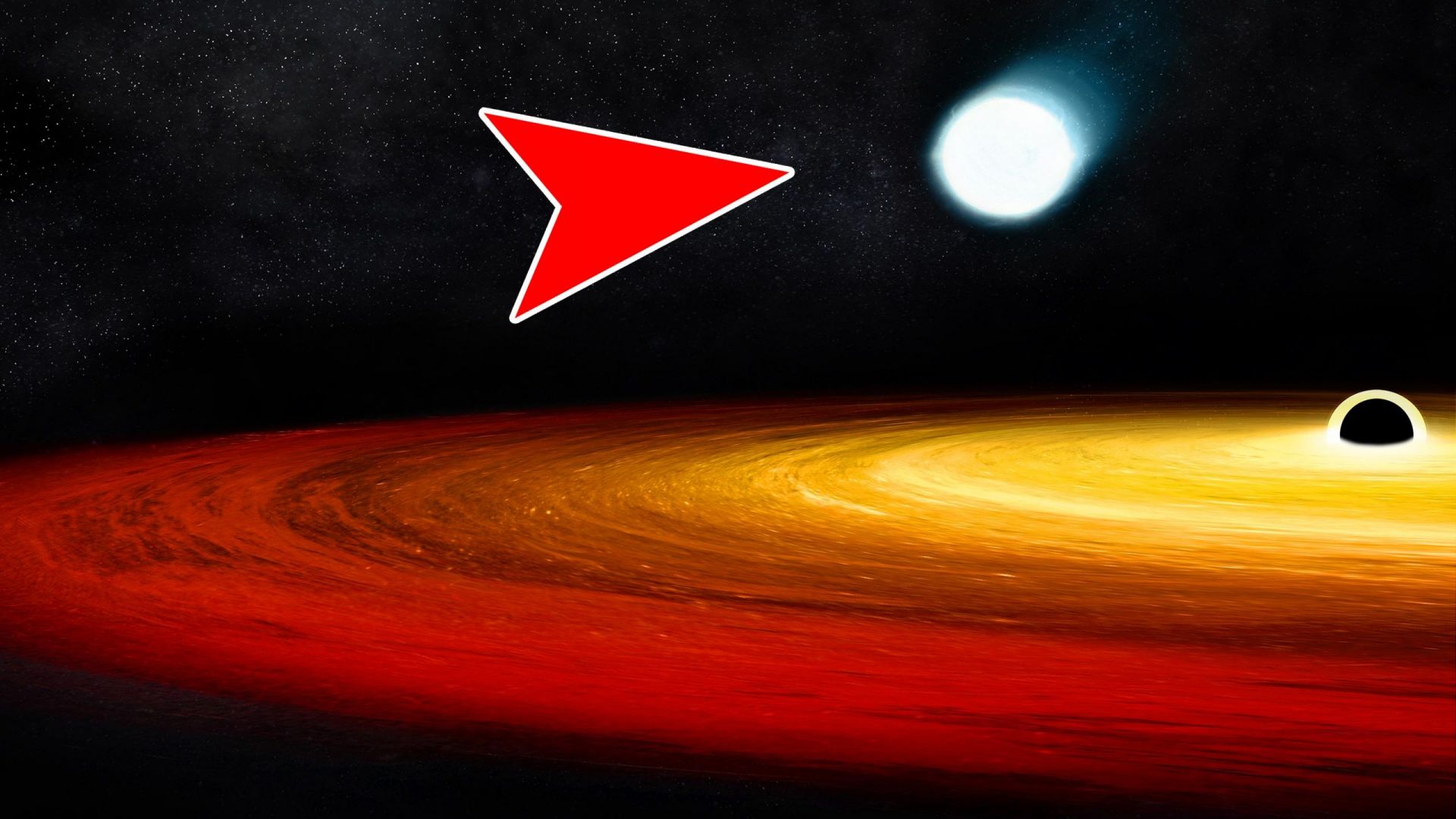 Черна дупка може да унищожи звезда и без да я погълне (видео)
