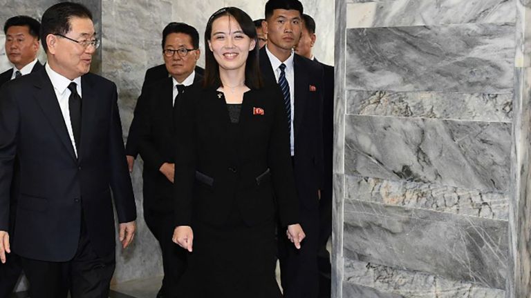 Ким Йо Чен, сестрата на севернокорейския лидер Ким Чен Ун,