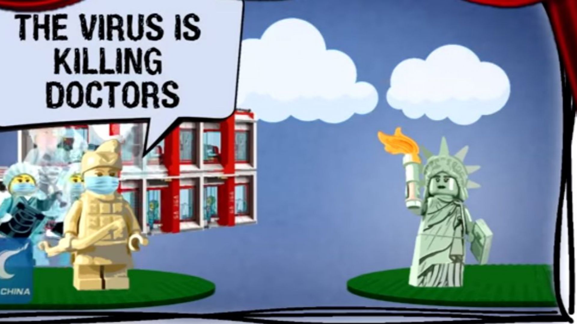 Китай разпространи анимацията Оnce upon a virus Имало един вирус