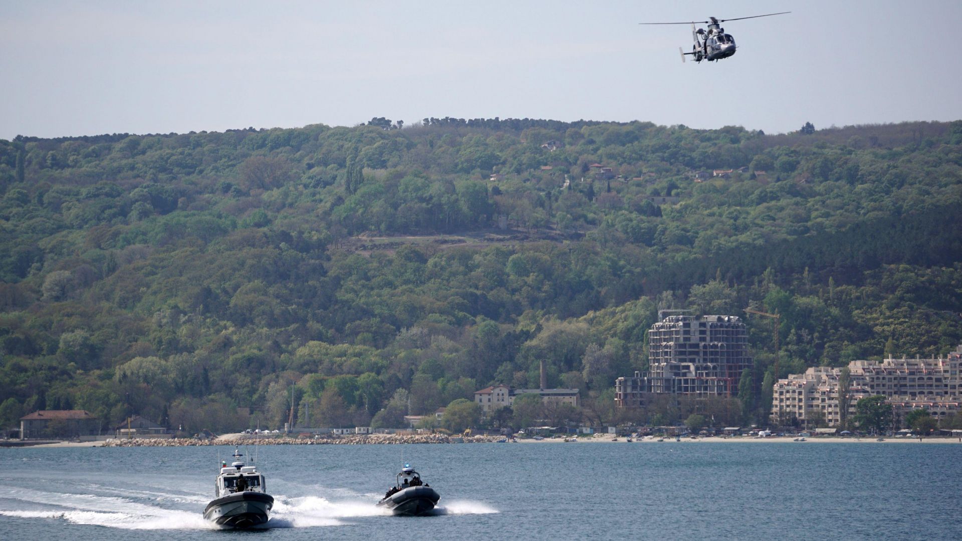 Годишното тактическо учение на Флотилията бойни и спомагателни кораби Черно