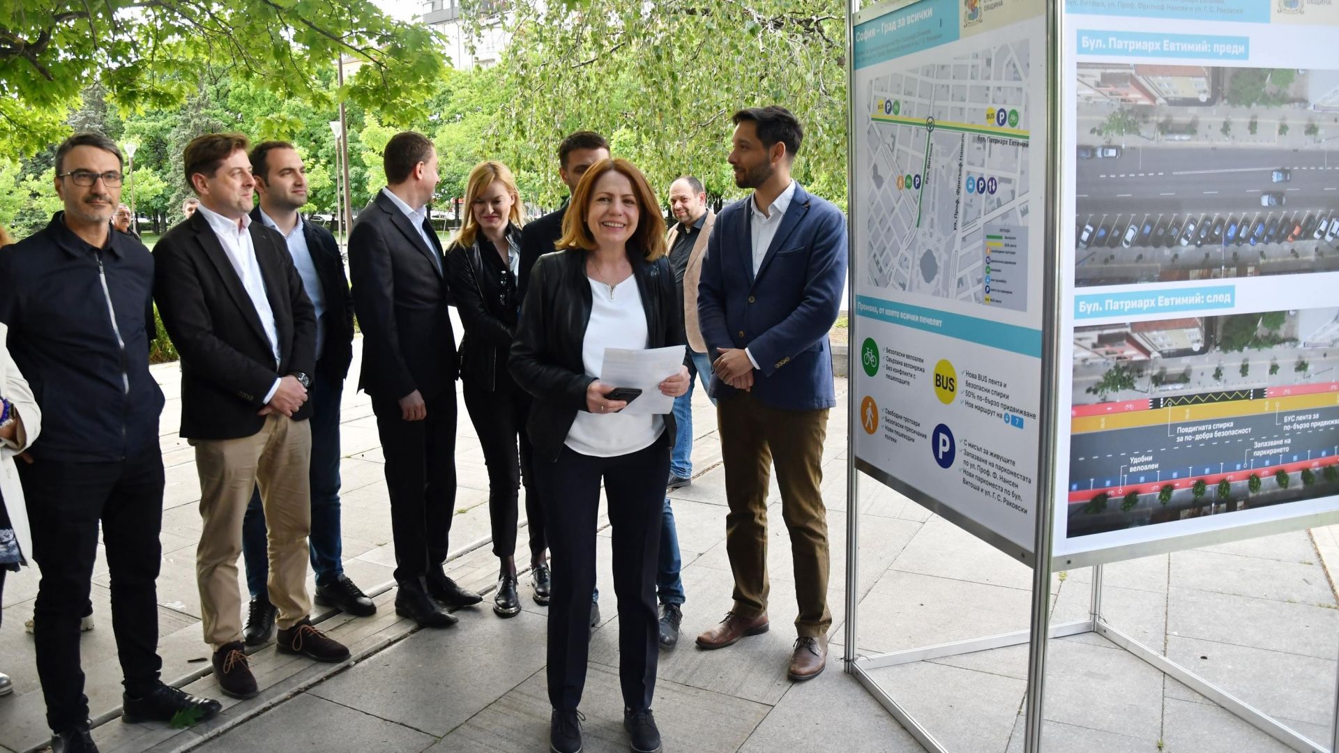 Кметът на столицата Йорданка Фандъкова представи новия проект на общината