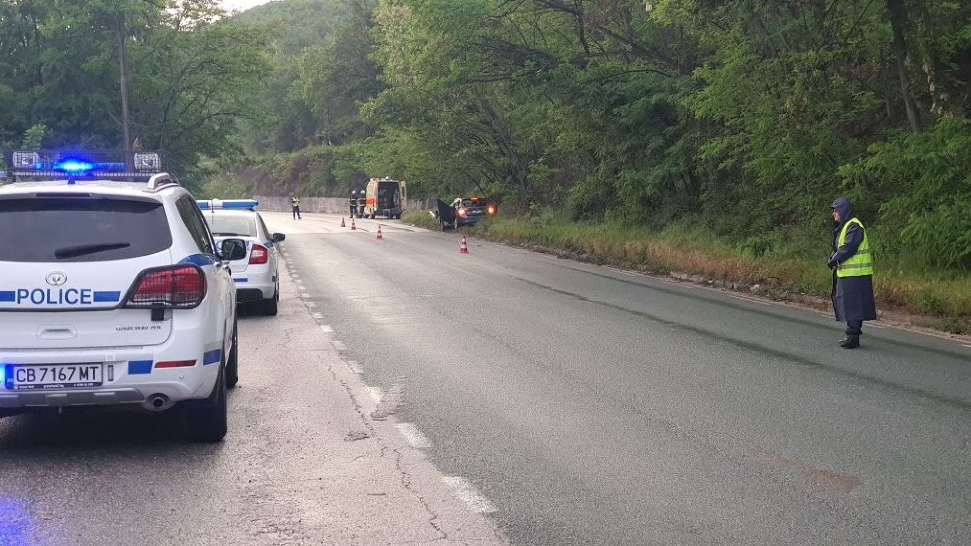 Тежка катастрофа с жертва е станала малко след 18 30 ч