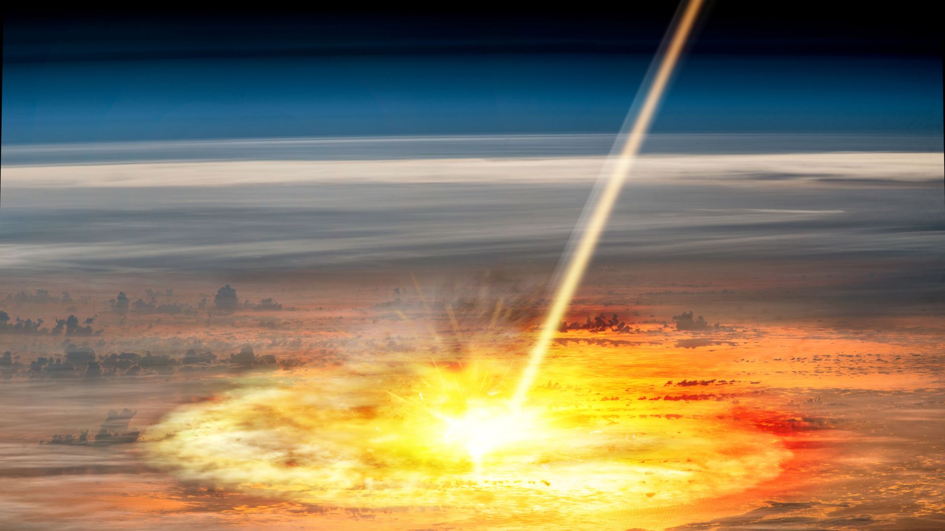 Земята е преживяла сблъсък с 25-километров астероид