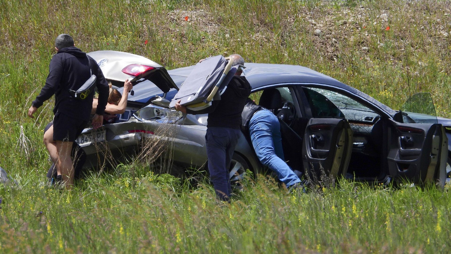 Лейтенант от Националната служба за охрана катастрофира с личния си