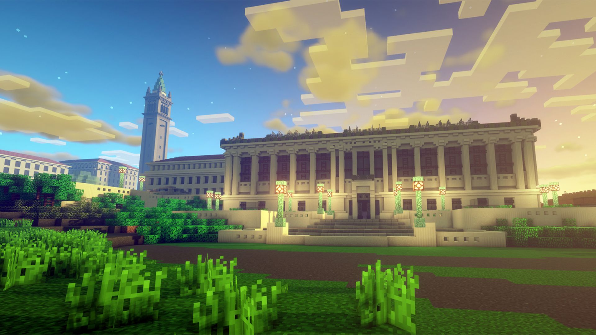 В играта Minecraft се появи цял университетски кампус