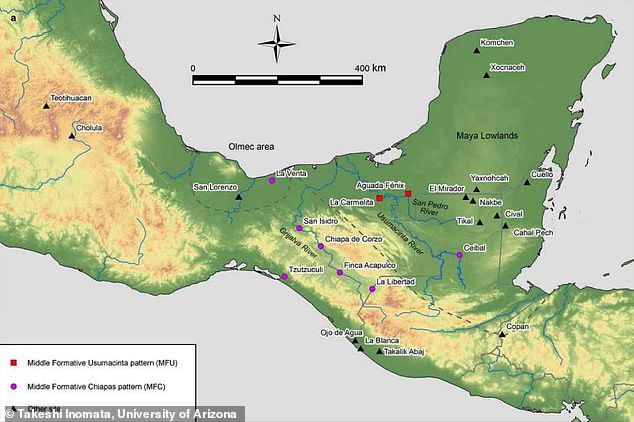 Aquada Fénix се намира в Мексико, но е непосредствено до границата с Гватемала