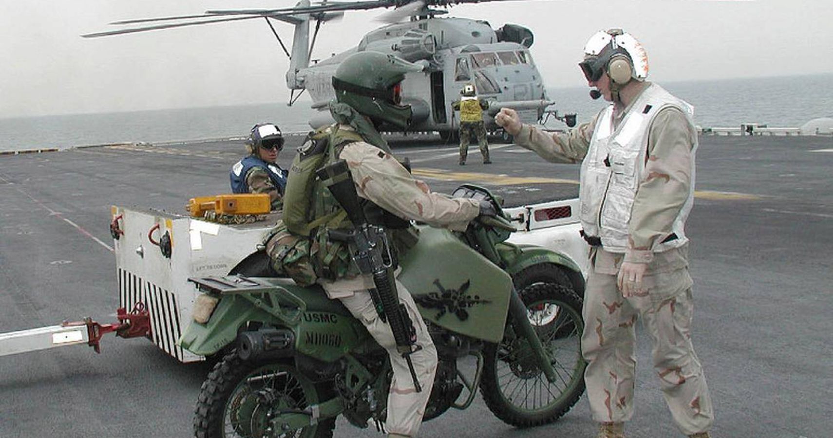Морската пехота в САЩ се сдоби с дизелови мотоциклети