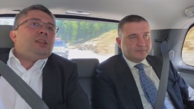 Автомобилът с който е спрян бившият министър Владислав Горанов е