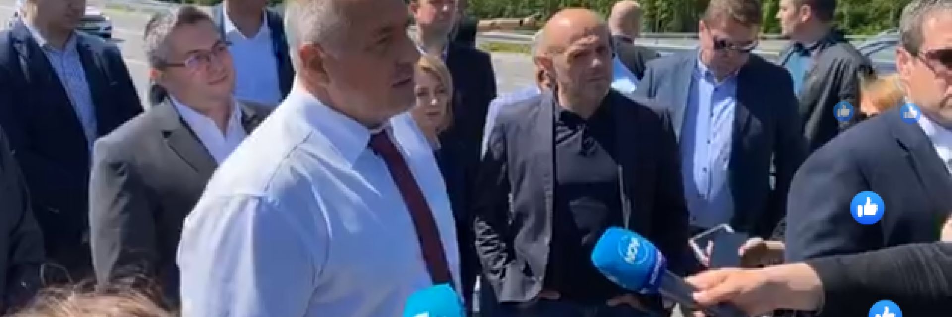 Борисов откри обходния път на Габрово: Въпреки COVID-19, строим ударно (видео)