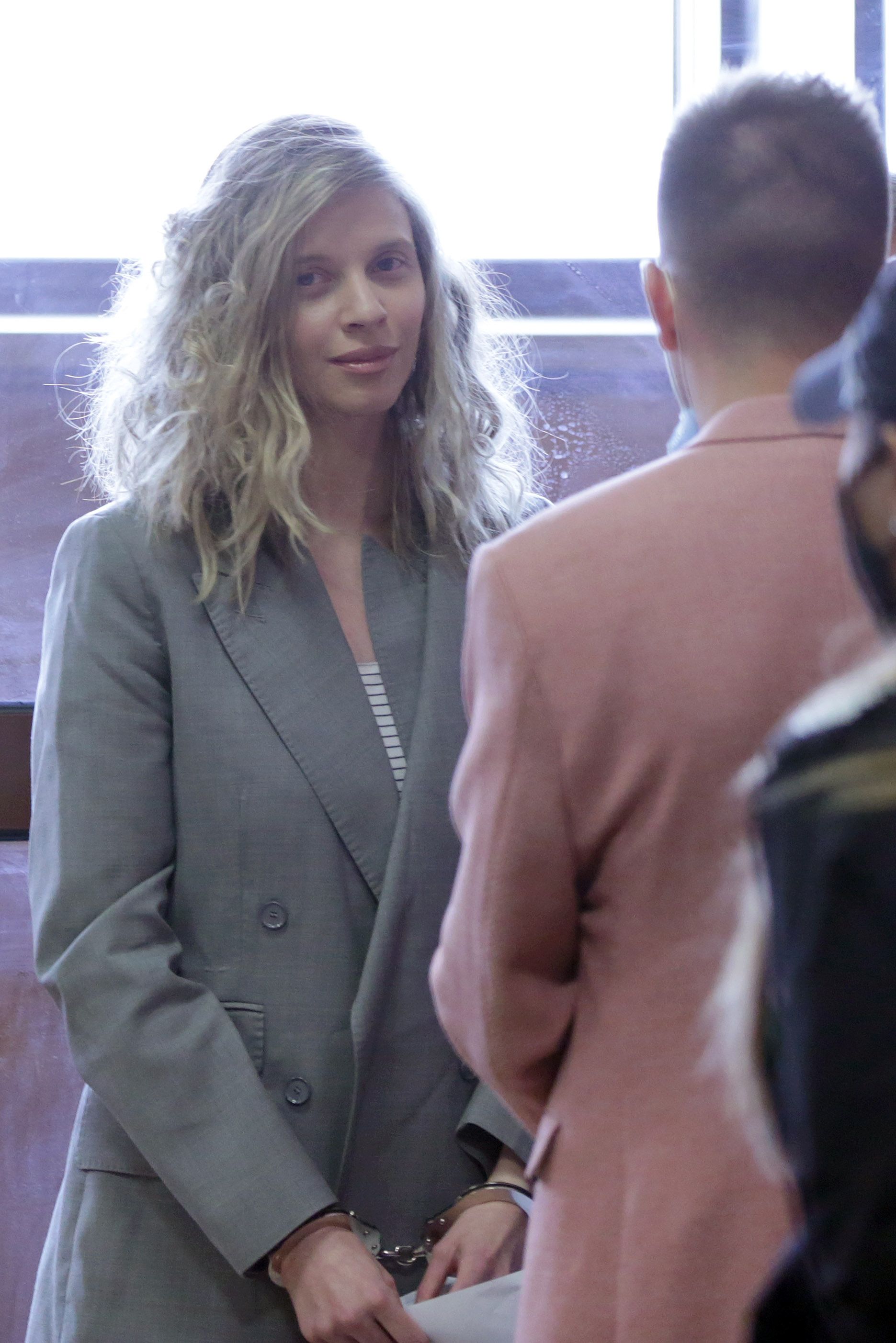 Лиляна Деянова в съдебната зала по време на гледането на мярката й за неотклонение