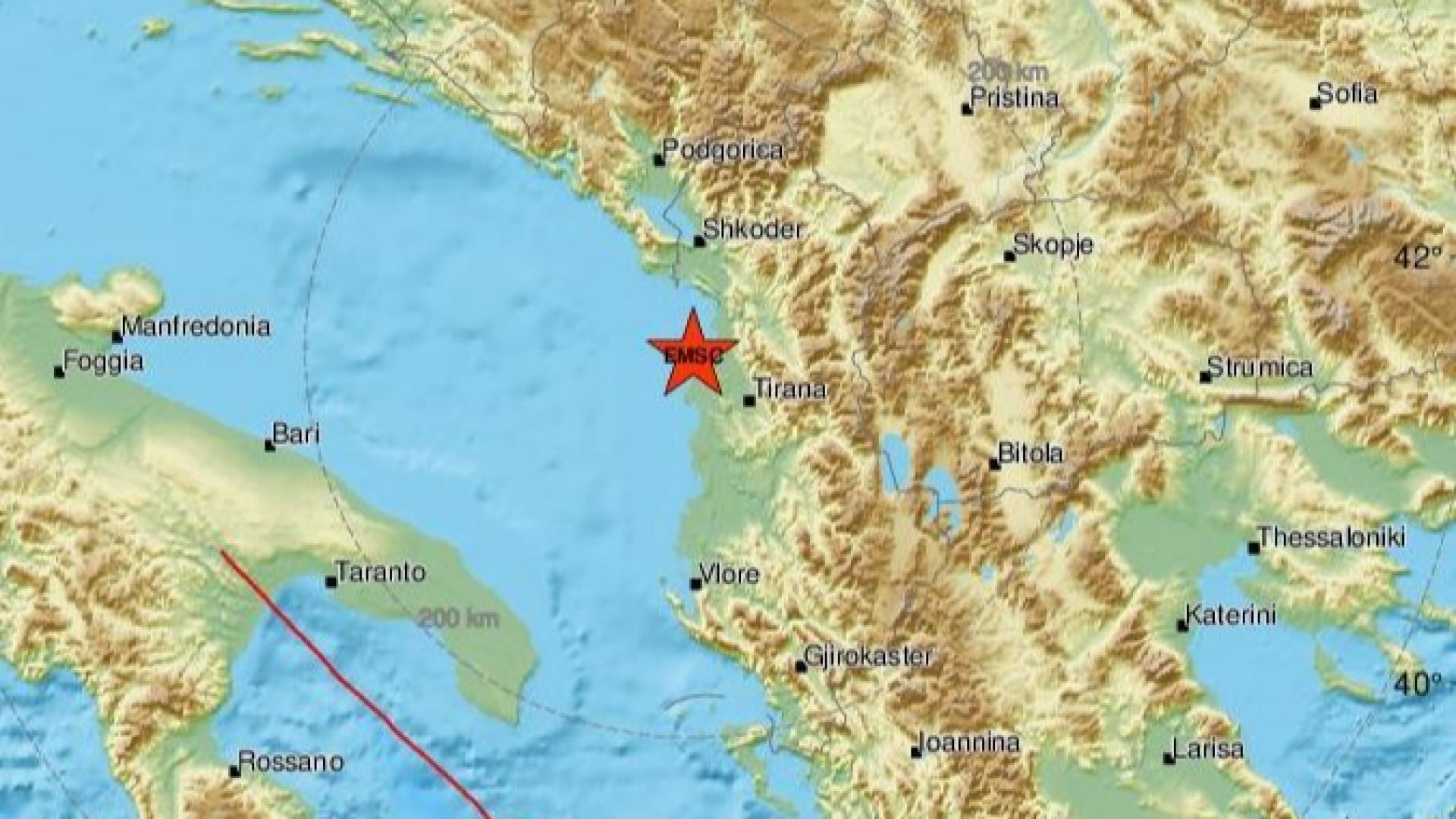 Трус със сила от 4 5 по Рихтер разлюля столицата на