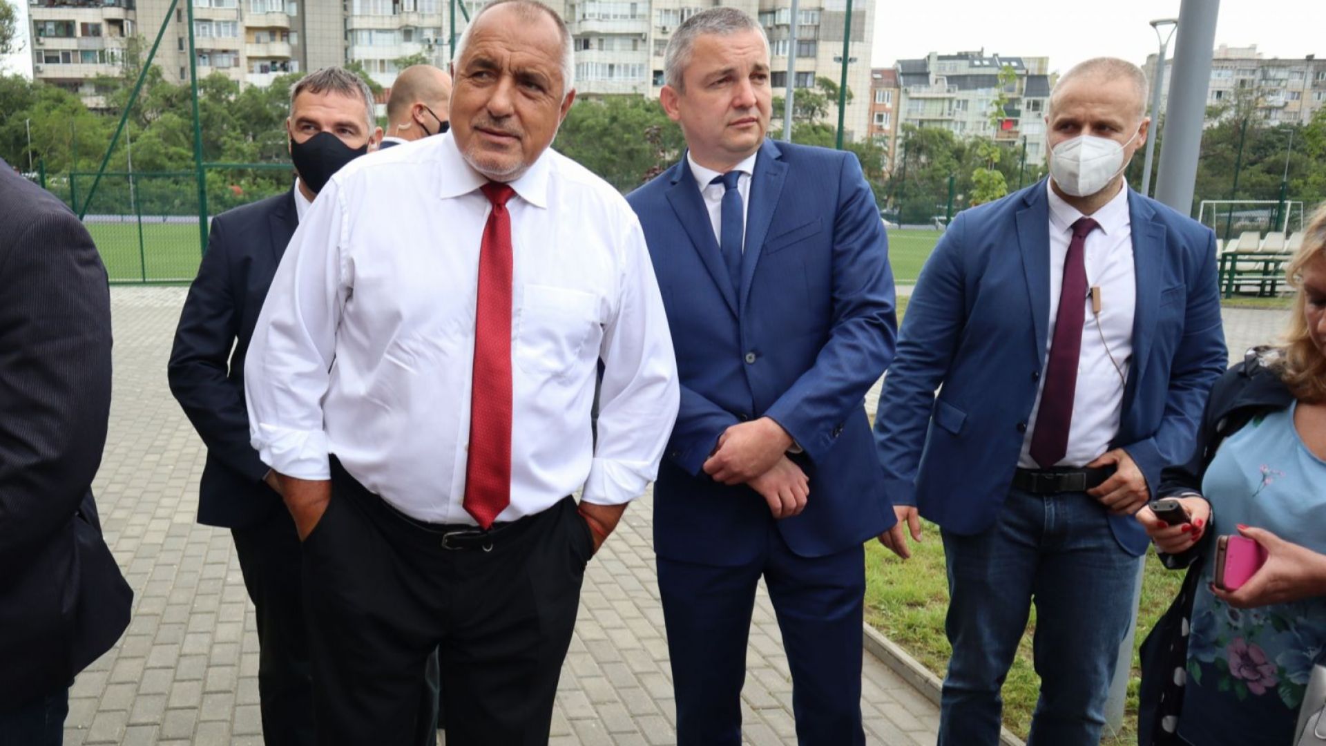 Премиерът Бойко Борисов пристигна на посещение във Варна където инспектира
