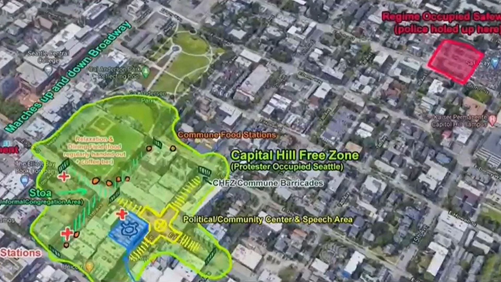 Доналд Тръмп обяви че американският град Сиатъл е превзет от