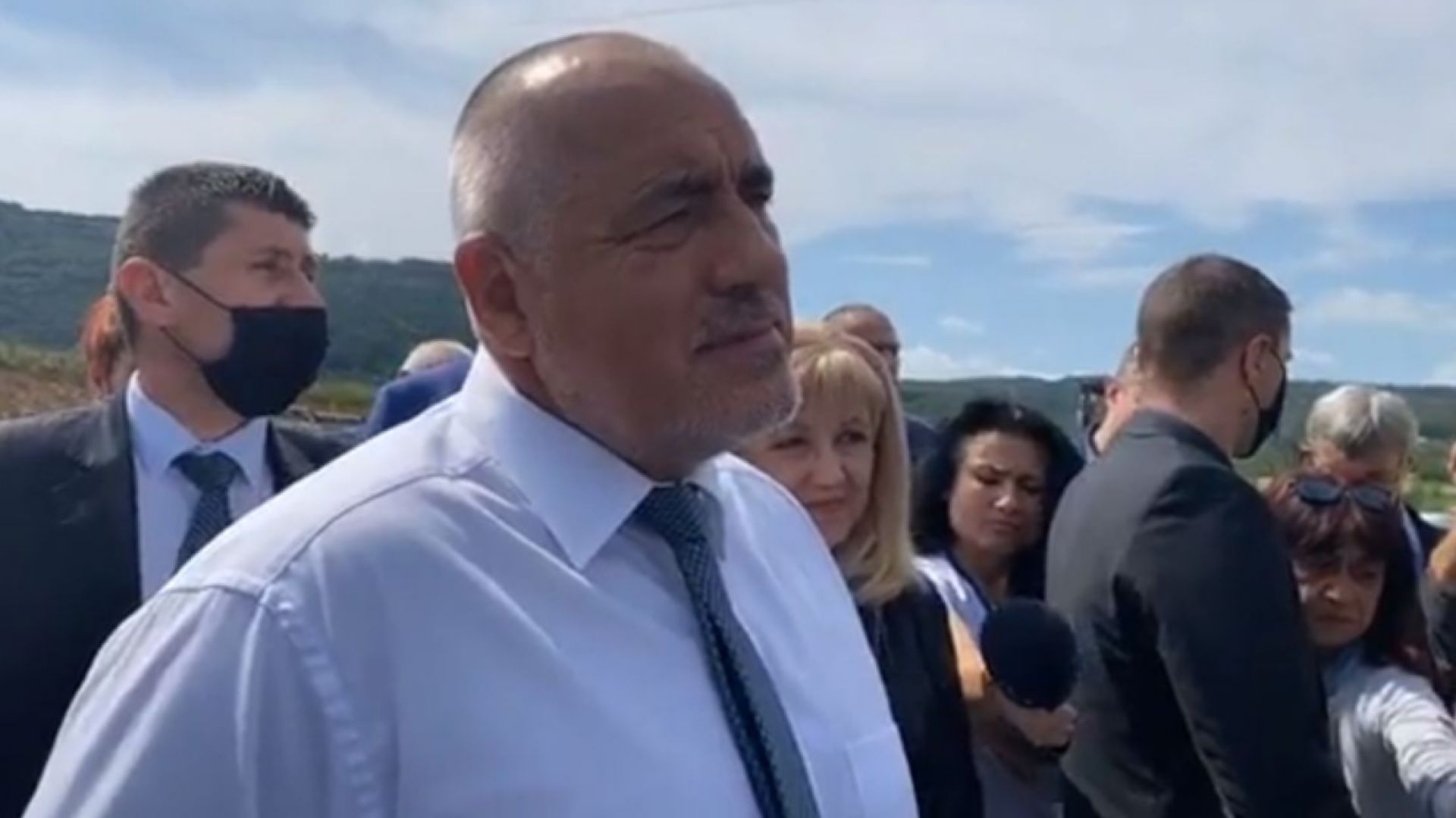 Премиерът Бойко Борисов отново е на инспекция по ключови инфраструктурни