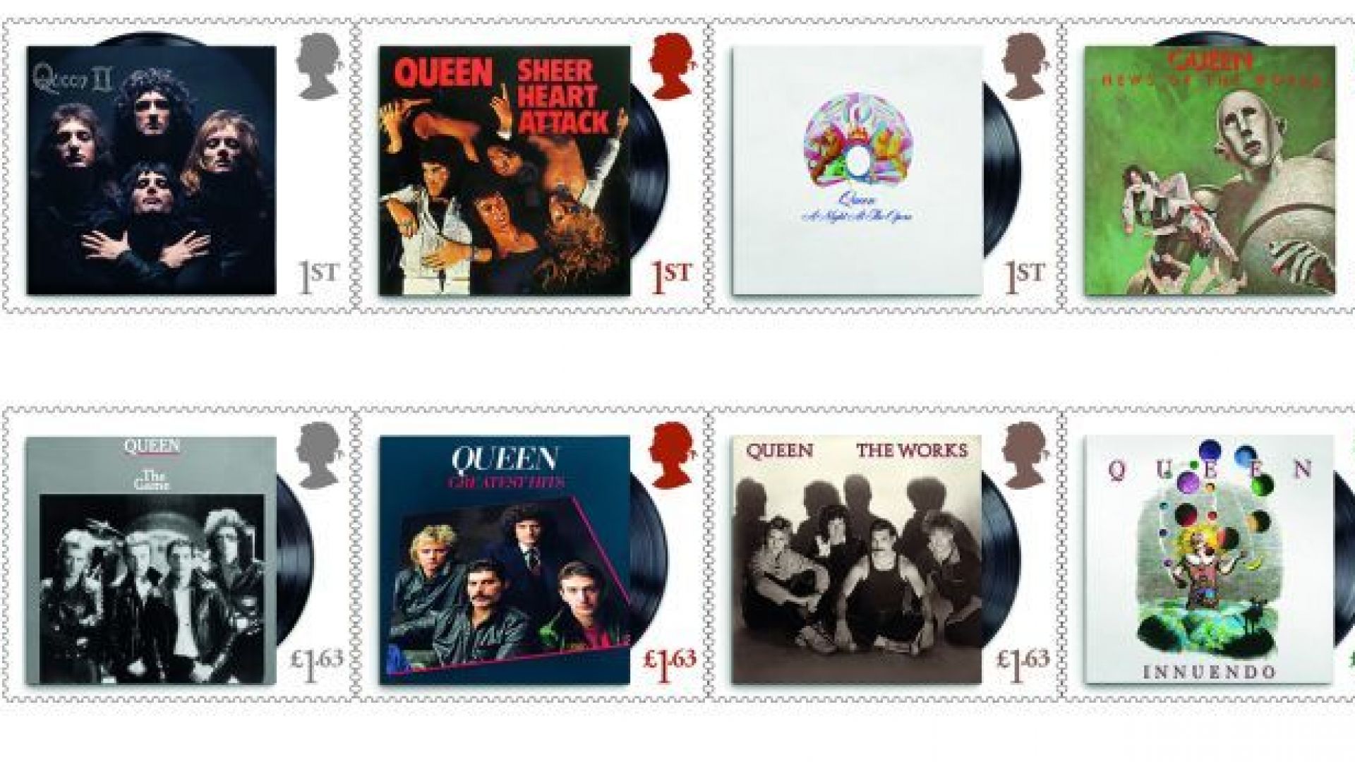 Британските кралски пощи пускат серия марки с Queen