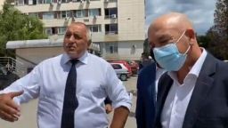 Борисов провери състоянието на пострадалите работници в тунела "Железница"(Видео)