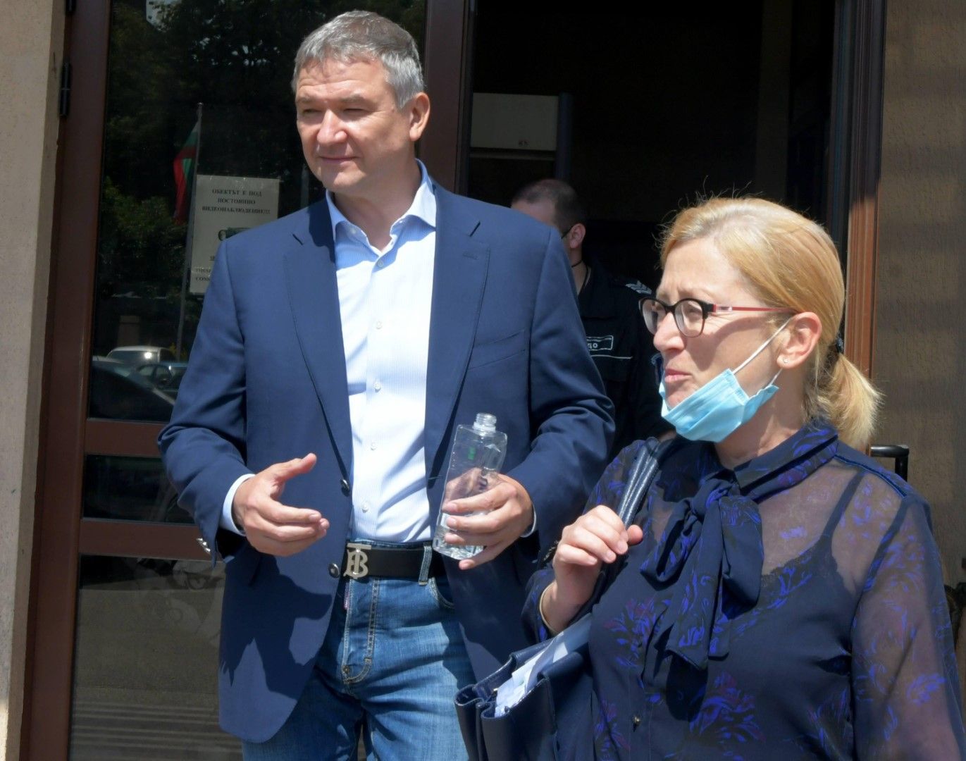 Пламен Бобоков с адвокатката си Ина Лулчева