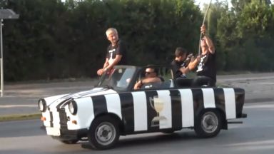 "Локомотив" показа купата на пловдивчани в зрелищен парад (снимки и видео)
