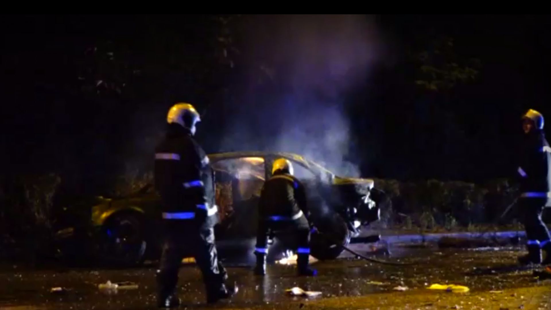 Тежка катастрофа с три коли след дрифт в Горна Оряховица (снимки и видео)