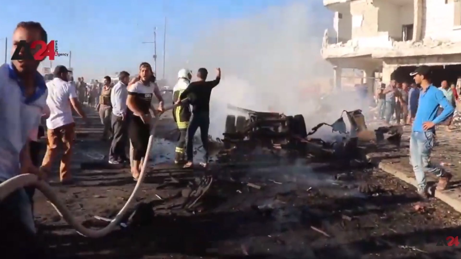 Поне 7 загинали и десетки ранени след атака с кола-бомба в Сирия