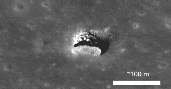 През лятото НАСА пусна снимки на пещерите на Луната