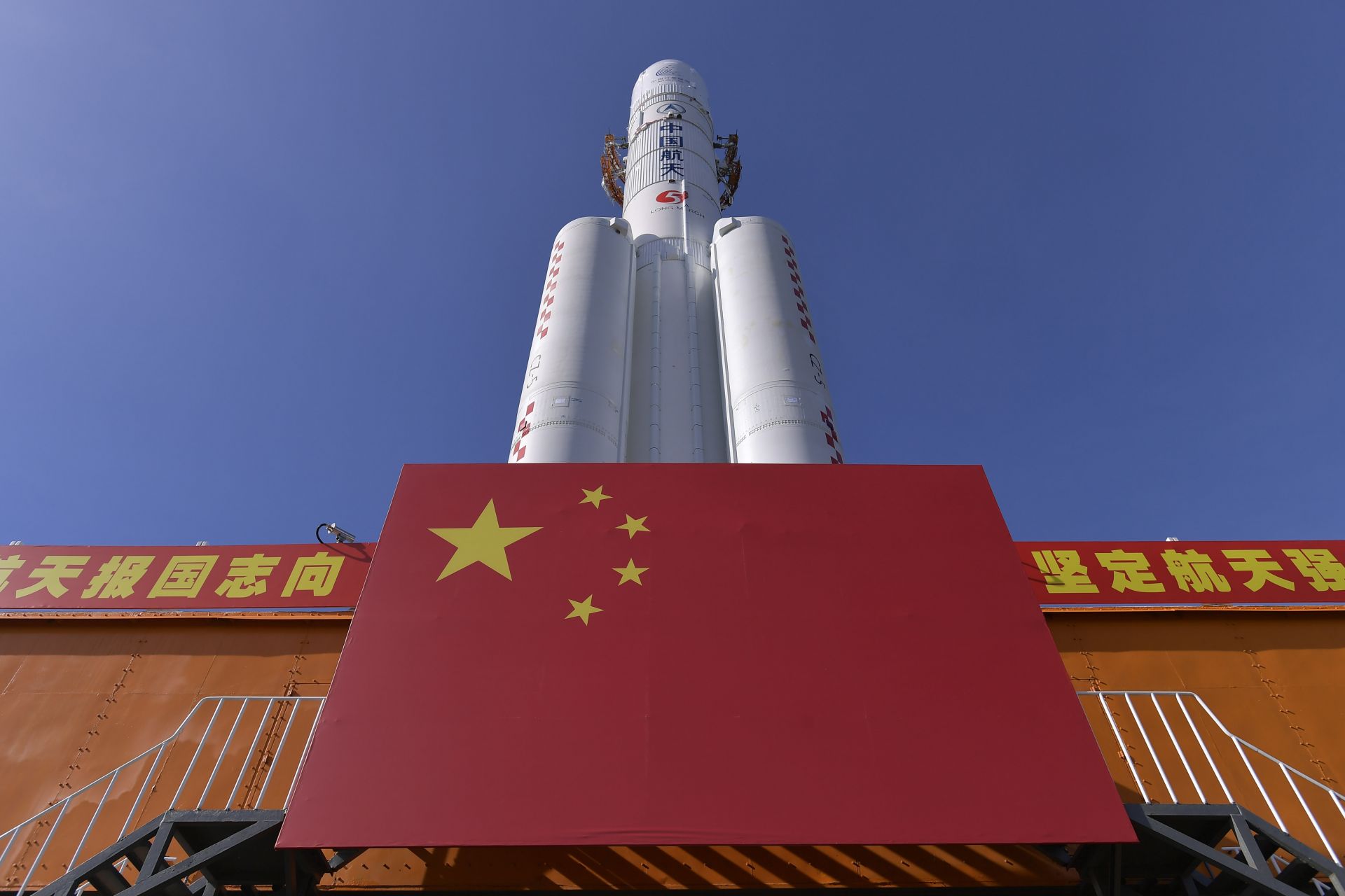 Центъра за космическо изстрелване в Китай