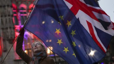 Британският премиер Борис Джонсън и председателката на европейската комисия Урсула