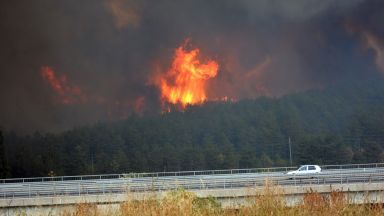 Обявиха бедствено положение в Хасковско заради големи пожари