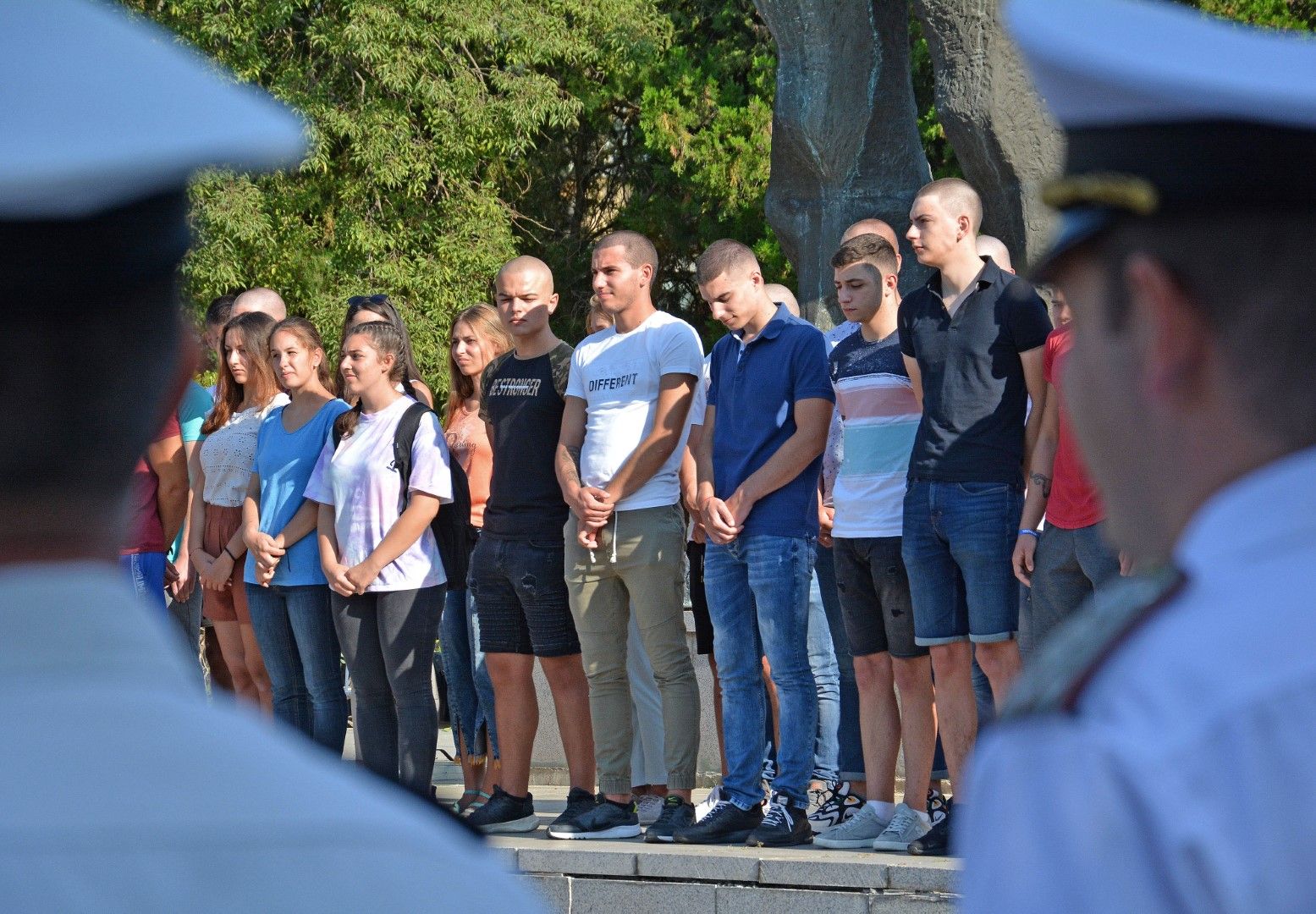 Приемане на нови курсанти във ВВМУ "Н. Й. Вапцаров" във Варна