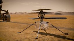 Мини-хеликоптерът "Инджинюъти" полетя за пети път на Марс
