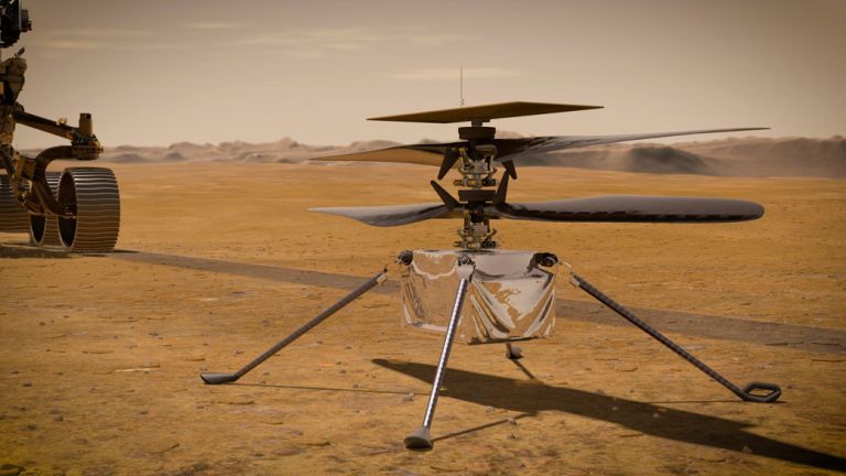 Хеликоптерът "Инджинюъти" е имал технически проблеми при шестия си полет на Марс