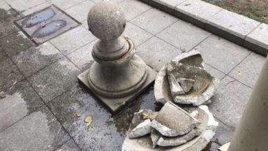 За пореден път чешмата в градската градина пред хотел Дунав