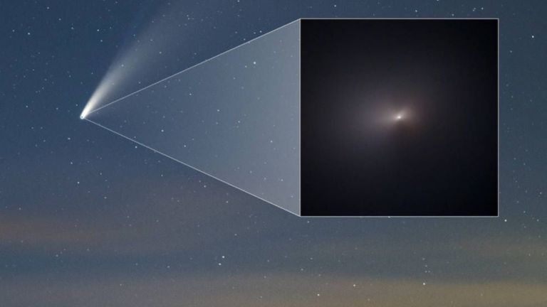 НАСА показа уникална снимка на кометата NEOWISE от телескопа "Хъбъл" 