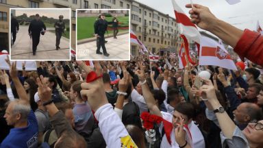 Над 100 000 души се събраха в центъра на беларуската
