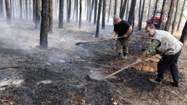 Военни се включват в потушаването на пожара в Свиленградско