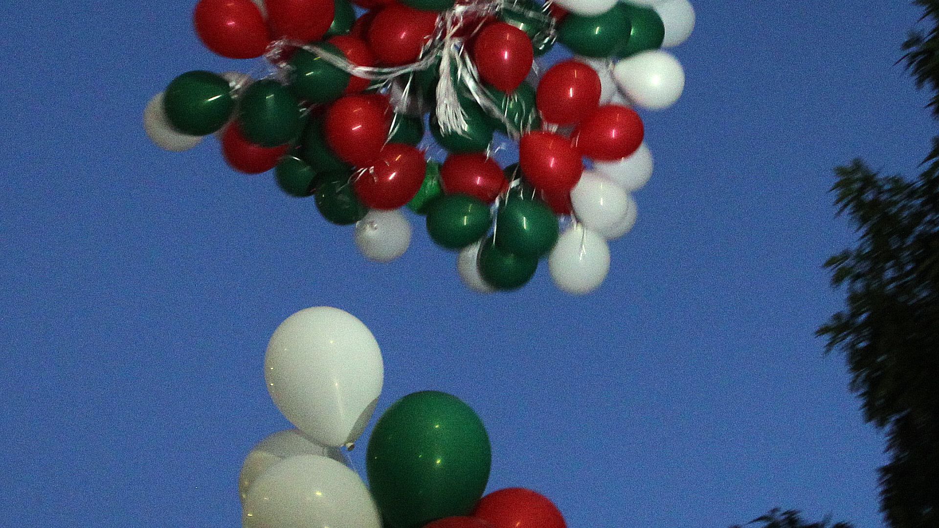 50-и ден: Пуснаха балони с цветовете на България пред МС, Пловдив блокиран